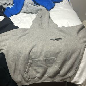 Grey Essentials Hoodie